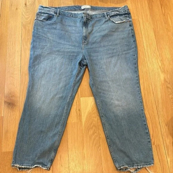 Abercrombie & Fitch Blue Ankle Jeans - Picture 3 of 8